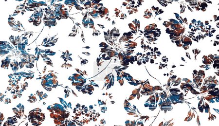 Foto de Diseño textil de alfombras y alfombras con grunge y patrón de repetición de textura angustiada - Imagen libre de derechos