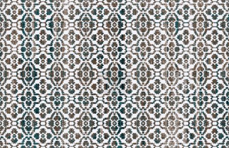 Textildesign für Teppiche und Teppiche mit Grunge und strapazierter Textur 