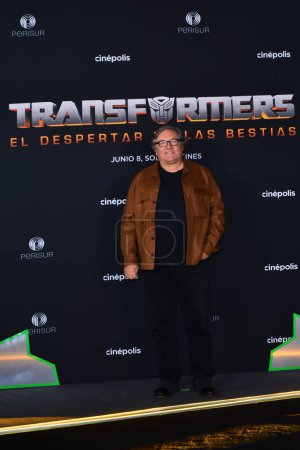 Téléchargez les photos : 30 mai 2023, Mexico, Mexique : Le producteur Lorenzo di Bonaventura assiste à la première du film Transformers : Rise of the Beasts à Cinepolis Perisur, le 30 mai 2023 à Mexico. (Photo Carlos Tischler / Eyepix Group) - en image libre de droit