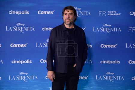 Photo for May 11, 2023, Mexico City, Mexico: Actor Javier Bardem attends the red carpet of  The little Mermaid film premiere at Toreo Parque Central. on May 11, 2023 in Mexico City, Mexico. (Photo by Eyepix Group) - Royalty Free Image