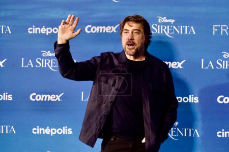 Photo for May 11, 2023, Mexico City, Mexico: Actor Javier Bardem attends the red carpet of  The little Mermaid film premiere at Toreo Parque Central. on May 11, 2023 in Mexico City, Mexico. (Photo by Julian Lopez/ Eyepix Group) - Royalty Free Image
