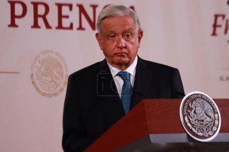 Foto de 16 de junio de 2023, Ciudad de México, México: El Presidente de México, Andrés Manuel López Obrador - Imagen libre de derechos