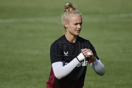 Photo for July 12, 2022, Mexico City, Mexico: Anna Klink of the Women's Bayer Leverkusen team during a training before the  match between America and Bayer Leverkusen as part of 100 years of Bayer in Mexico - Royalty Free Image