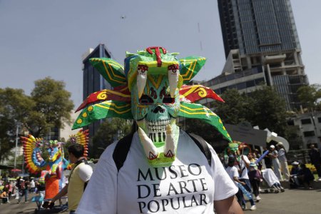 Photo for October 21, 2023, Mexico City, Mexico: The XV Monumental Alebrijes Parade runs down Reforma Avenue before hundreds of spectators in Mexico City - Royalty Free Image