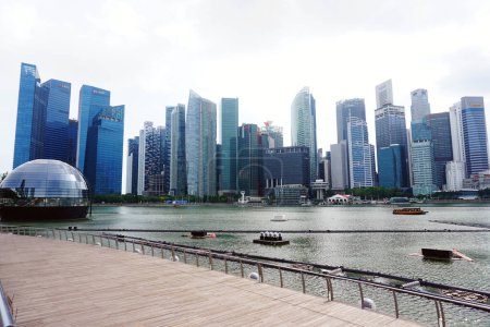 Téléchargez les photos : Quartier financier. Singapour, Asie du Sud-Est. Juin 2023 - en image libre de droit