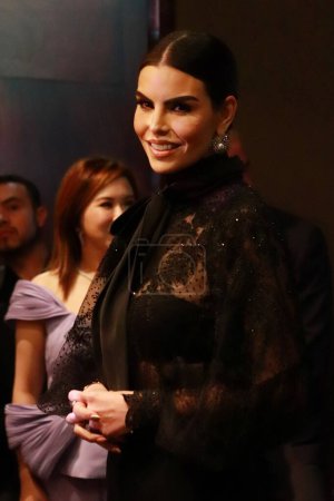 Photo for November 20, 2023 in Mexico City, Mexico: The New Director of Miss Universe Mexico Cynthia de la Vega during a Press Conference to announce the new Miss Universe Mexico committee, at 51st floor of the Major Tower - Royalty Free Image