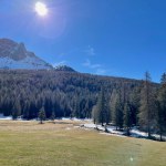 Wonderful valley and popular ski resort - beautiful Cortina dAmpezzo in Dolomite Alps, northern Italy. High quality photo