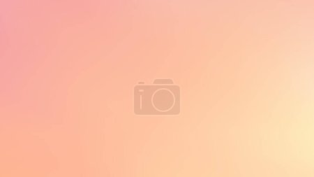 Abstract peach fuzz color vector banner. Blurred light fresh orange delicate gradient background. Pastel pink Liquid stains with free space banner. Vector gentle gradient backdrop