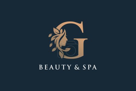 Illustration for Letter logo with beauty creative concept style Premium Vector - Royalty Free Image