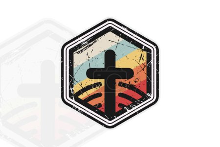 Kirche Logo Design Vektor oder Logo für christliche Teil 1