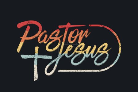 Christian cross hipster vintage logo design