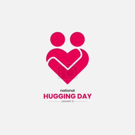 National Hugging Day. world Hugging day. Hug day creative concept.