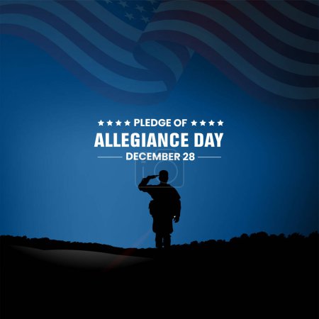 Pledge of Allegiance Day. Pledge of Allegiance background.