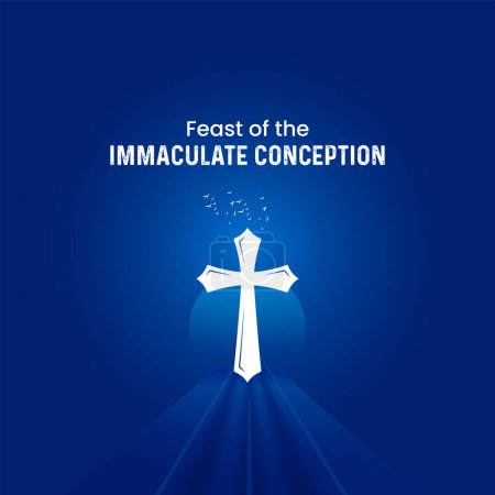 Ilustración de Fiesta de la inmaculada concepción
. - Imagen libre de derechos