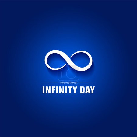 Téléchargez les illustrations : Journée internationale de l'infini. Infinity Day Concept Illustration vectorielle. - en licence libre de droit