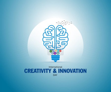 International Creativity and Innovation Day. Creativity and Innovation concept vector illustration. 