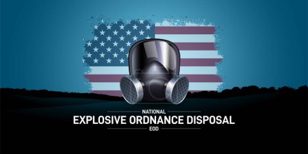 national explosive ordnance disposal (EOD) day.  national explosive ordnance disposal day creative template, banner poster, social media post, t-shirt design etc. 