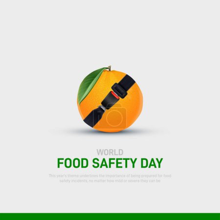 Día Mundial de la Seguridad Alimentaria. Día Mundial de la Seguridad Alimentaria 2024 concepto creativo banner, cartel, post de medios sociales, fondo, festoon, folleto, portada, etc. prepararse para lo inesperado.