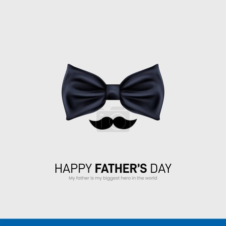 Happy Father's Day creative templates for poster, cover, banner, social media post, post card design etc. Concept of Father's day. Fathers day day creative theme. Best dad creative concept.