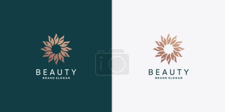Plantilla de logotipo de belleza para mujer, spa, empresa de bienestar Vector Premium parte 2