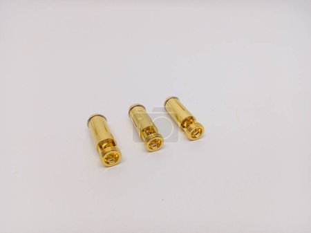 AMASS AS150 Connector Female, gold color, isolated white background.