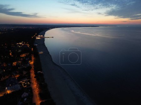 Foto de Puesta de sol sobre el mar Báltico - Imagen libre de derechos