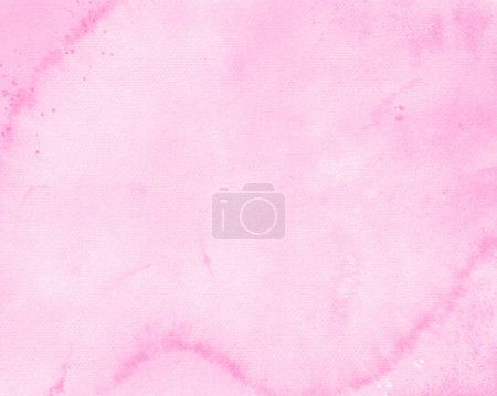 Photo for A delicate watercolor background in shades of pink. Soft water droplets and subtle streaks create a dreamy and ethereal atmosphere. Perfect for invitations, greeting cards, posters, and more. - Royalty Free Image