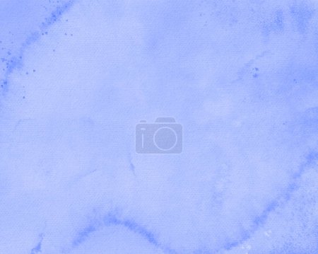 Photo for Watercolor background in shades of blue. water droplets create a calm and tranquil atmosphere. backdrop for website banners social media graphics or printed materials. - Royalty Free Image