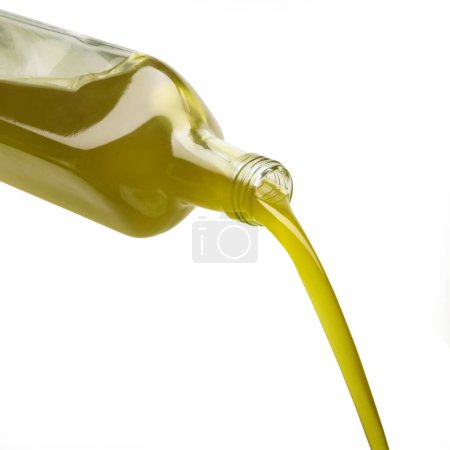 Photo for Extra-Virgin Olive Oil from Italy - Isolated on White Background - Royalty Free Image