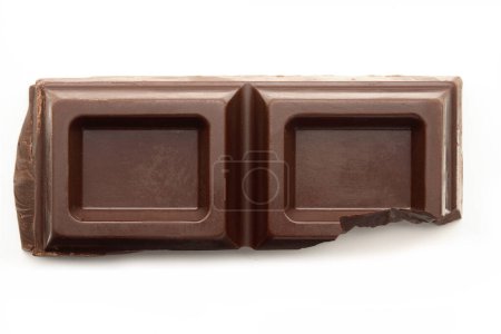 Foto de Bloque de chocolate negro, barra de chocolate - Imagen libre de derechos