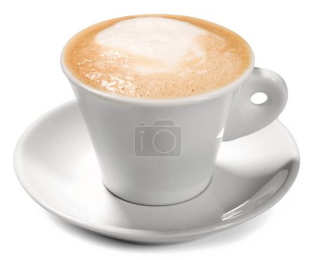 Foto de Espresso Cappuccino italiano aislado sobre fondo blanco - Imagen libre de derechos