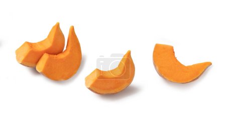 Photo for Pumpkin - zucca isolated on white background - Royalty Free Image