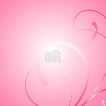 Abstract floral vector design