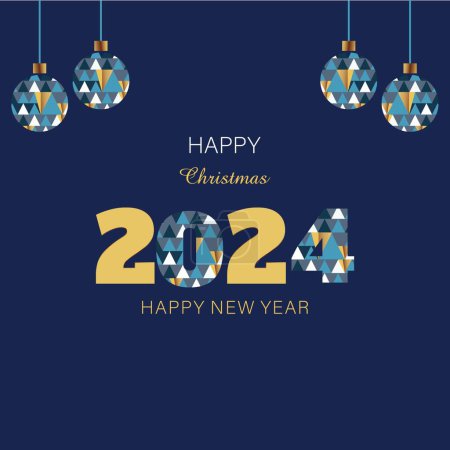 Téléchargez les photos : Web2024 Happy New Year logo design vecteur. coloré et tendance nouvelle année 2024 modèle de conception. - en image libre de droit