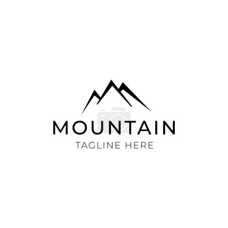 Foto de Vector de montaña logo icono de diseño - Imagen libre de derechos
