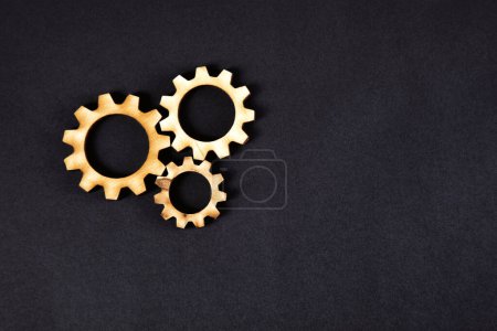 Photo for Gears in a row - Royalty Free Image