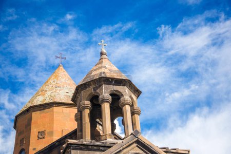 Photo for Khor Virap church in Armenia  sky background - Royalty Free Image