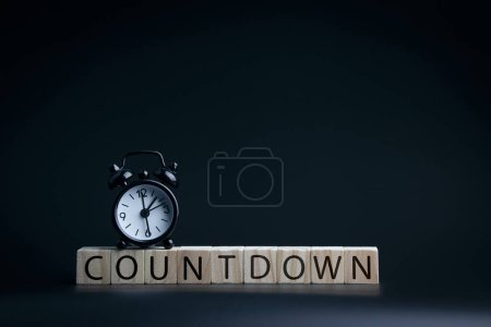 the word " 9 " made of wooden blocks. the concept of the business-stock-photo