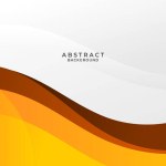 Asbtract white and orange wave background