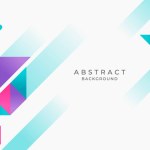 Colorful geometric background vector