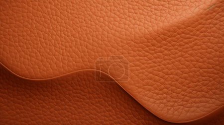 Peau en cuir orange foncé, de couleur marron naturel avec motif lignes de conception ou fond abstrait rouge.peut utiliser du papier peint ou toile de fond événement de luxe.