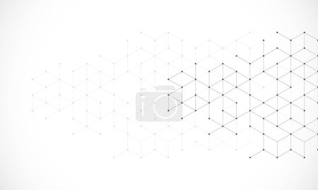 Los elementos de diseño gráfico con bloques de forma isométrica. Vector ilustración de fondo geométrico abstracto.