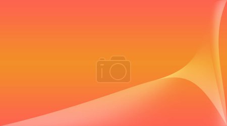 Foto de Gradiente naranja fondo abstracto liso - Imagen libre de derechos