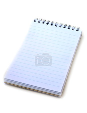 Photo for The notepad isolated on white background - Royalty Free Image