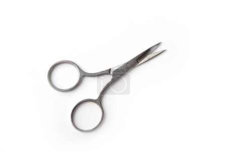 Photo for Office tools. Scissors isolated on white. - Royalty Free Image