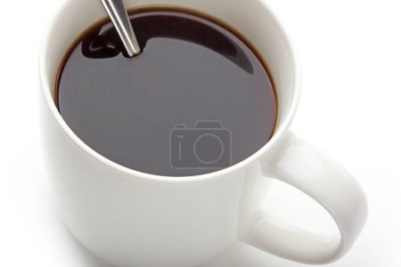 Photo for Cup of coffee isolated on white background - Royalty Free Image