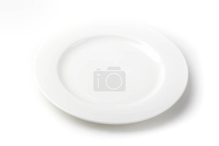 Photo for The plate isolated on white background - Royalty Free Image