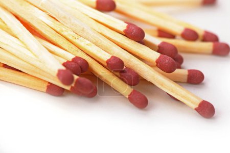The matches isolated on white background