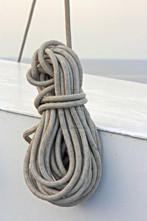 Photo for The rope on the ship - Royalty Free Image