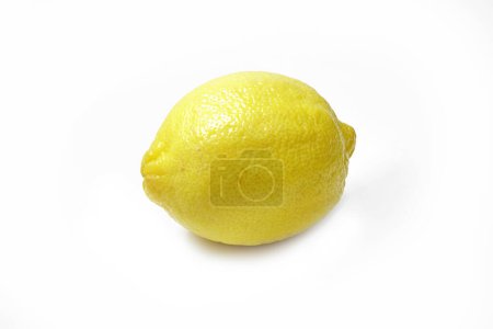 Photo for The yellow lemon isolated on the white background - Royalty Free Image